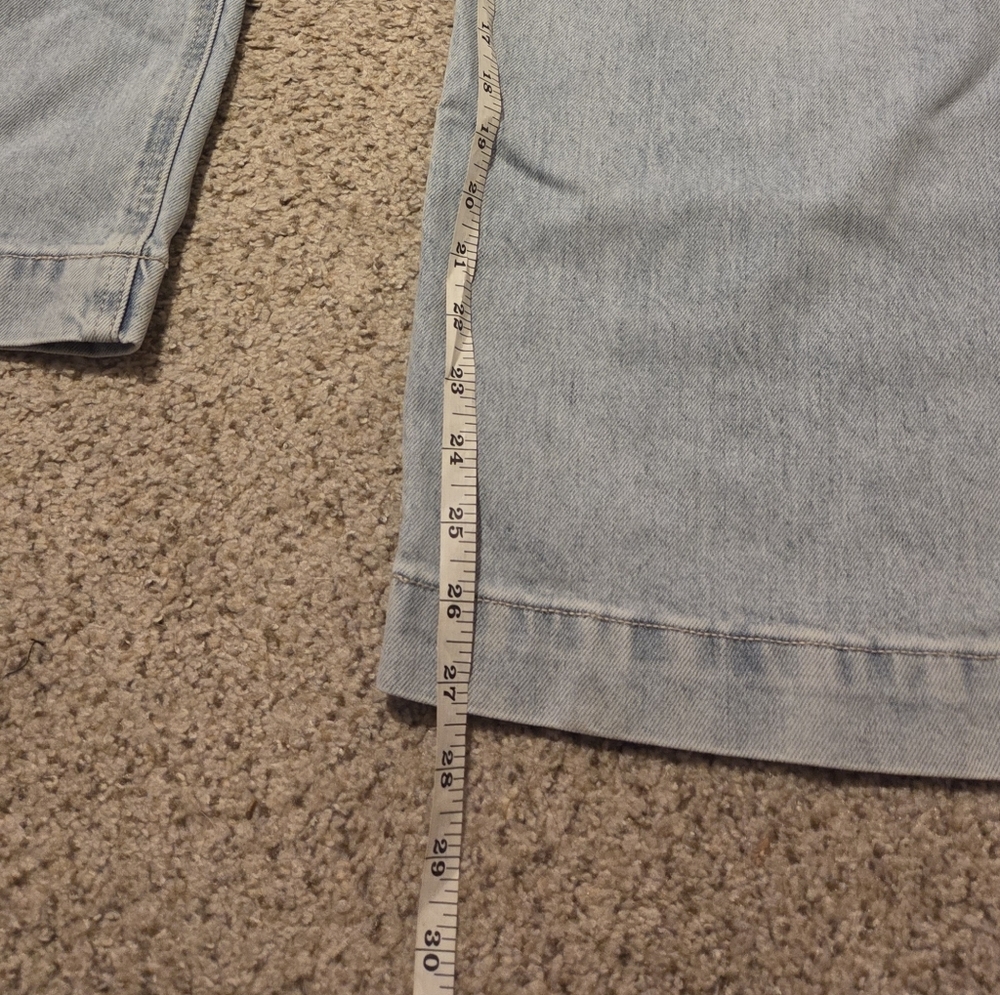Scotch & SODA The Sky High Waist Straight Wide Leg Jeans Stone Wash Blue 10 / 30 - Picture 5 of 12